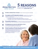 5 Reasons Home Health Flyer