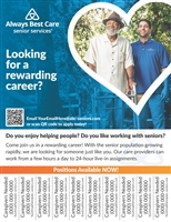 2025 Hiring Flyer With Tearaway Contact Info Flyer
