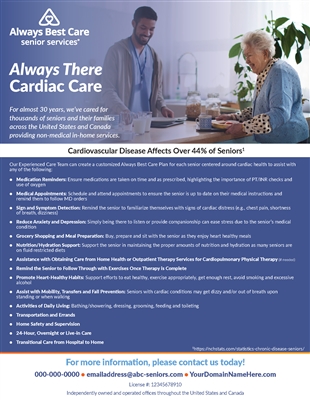 Always There Cardiac Care Flyer