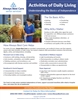 Activities of Daily Living Flyer