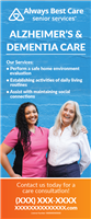 Alzheimer's & Dementia Care Retractable Banner