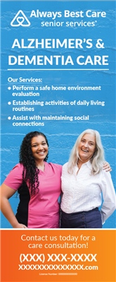 Alzheimer's & Dementia Care Retractable Banner