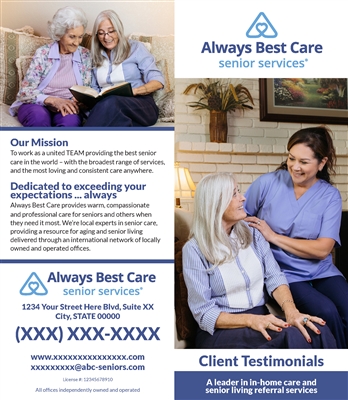 Testimonials Brochure
