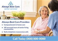 Our Services Double Sided Postcard