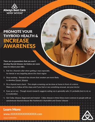 Thyroid Health & Awareness Flyer (2 Sided).