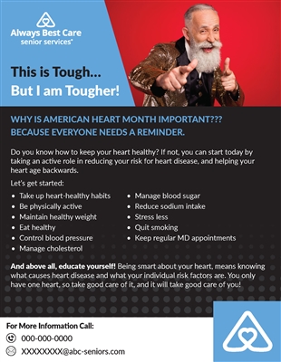 Educate Yourself On Heart Disease! Flyer (2 Sided)