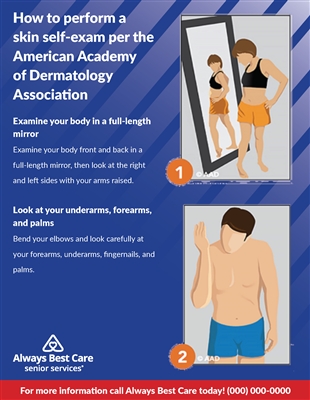 Skin Self Examination Flyer (2 Sided)