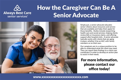 How a Caregiver Can Be a Senior Advocate