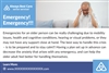 Emergency Preparedness for Seniors at Home Handout (2 Sided)