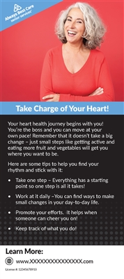 Take Charge of Your Heart! (Rack Card)