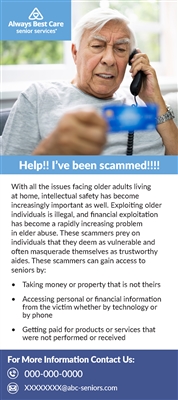 Elder Fraud Scams (Rack Card)