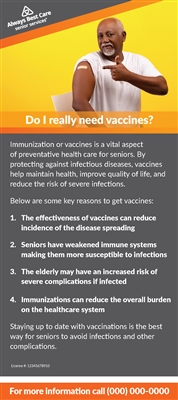 Senior Vaccines Rack Card (2 Sided)